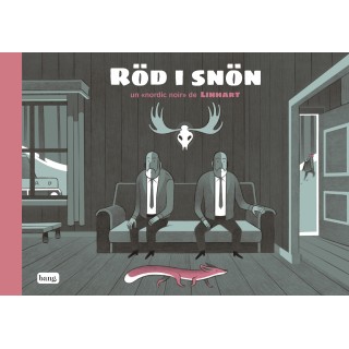 Röd i snön